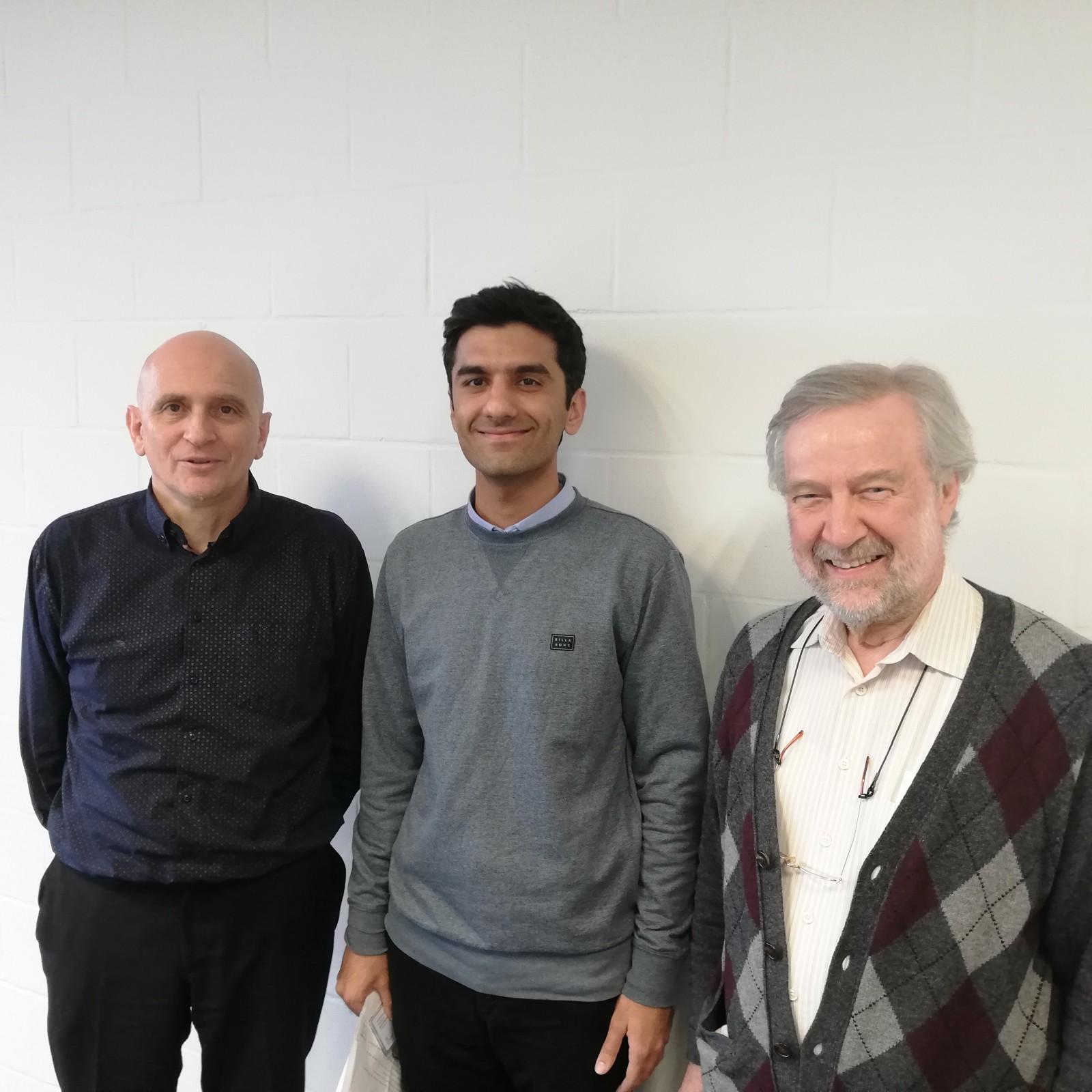 Hans Nauwynck, Mostafa Rakhshaninejad en Patrick Sorgeloos