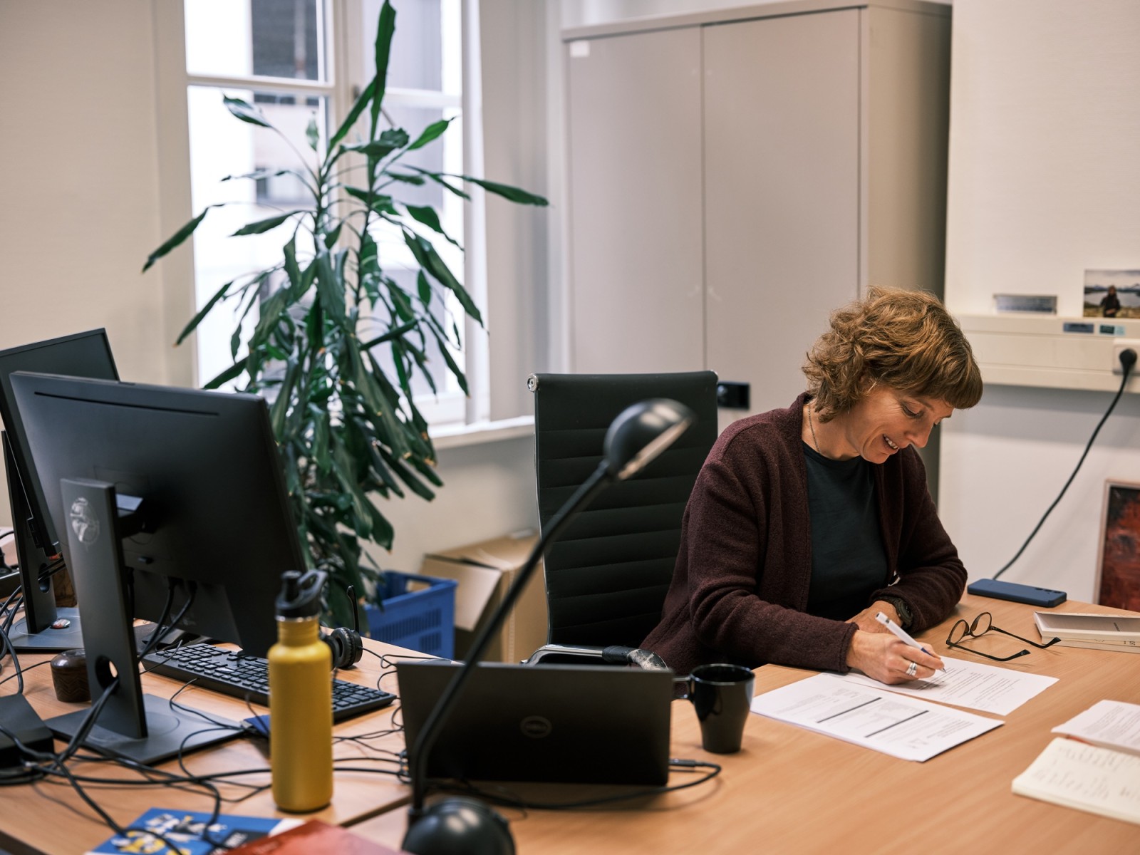 Ellen Desmet schrijft aan haar bureau