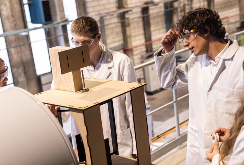 Studenten burgerlijk ingenieur